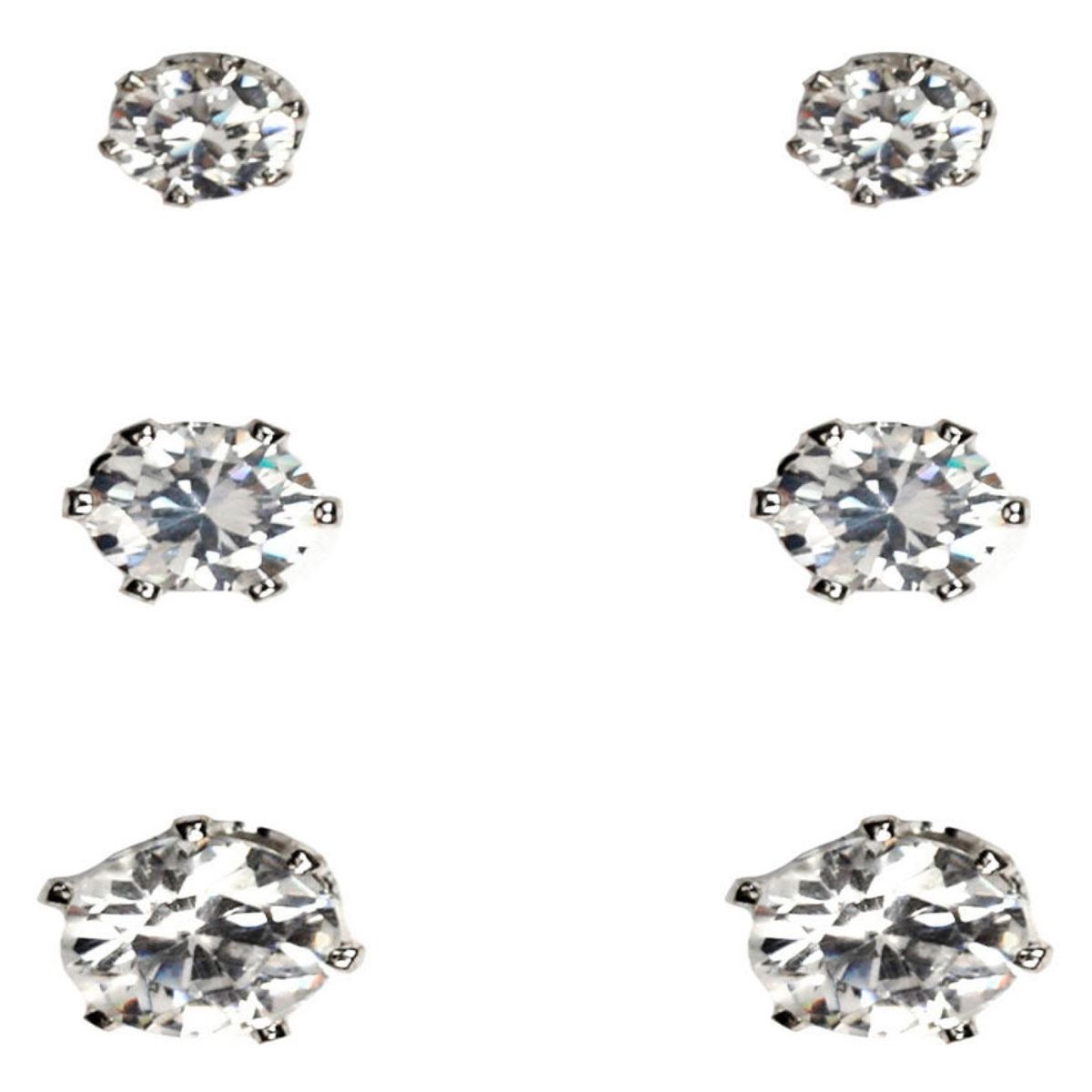 ANNE KLEIN - Aros Plateado Mujer Anne Klein