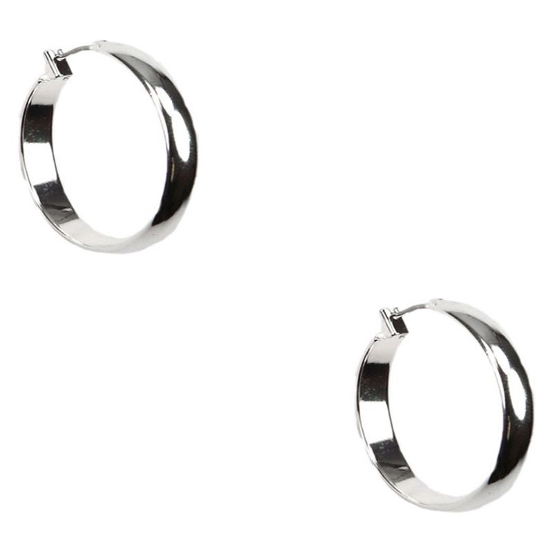 ANNE KLEIN - Aros Plateado Mujer Anne Klein