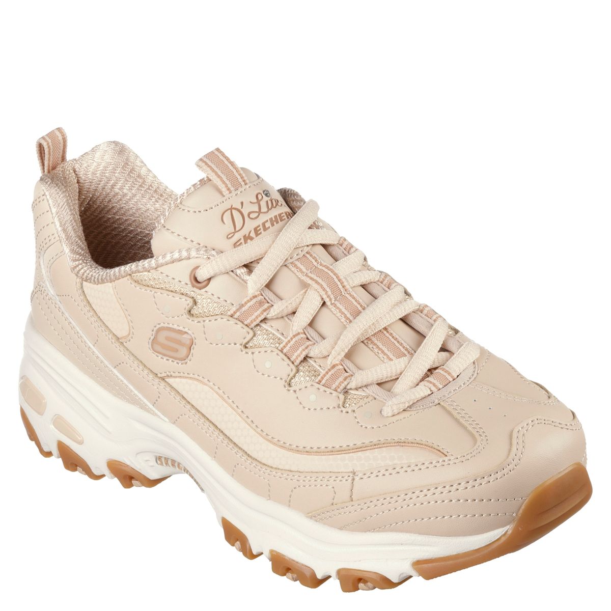 SKECHERS - Zapatilla Urbana Mujer Beige Skechers