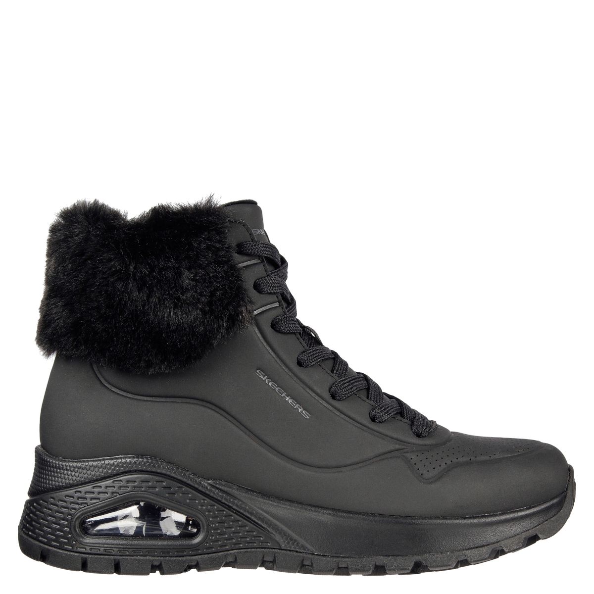 SKECHERS - Uno Rugged Zapatilla Urbana Mujer Negro Skechers