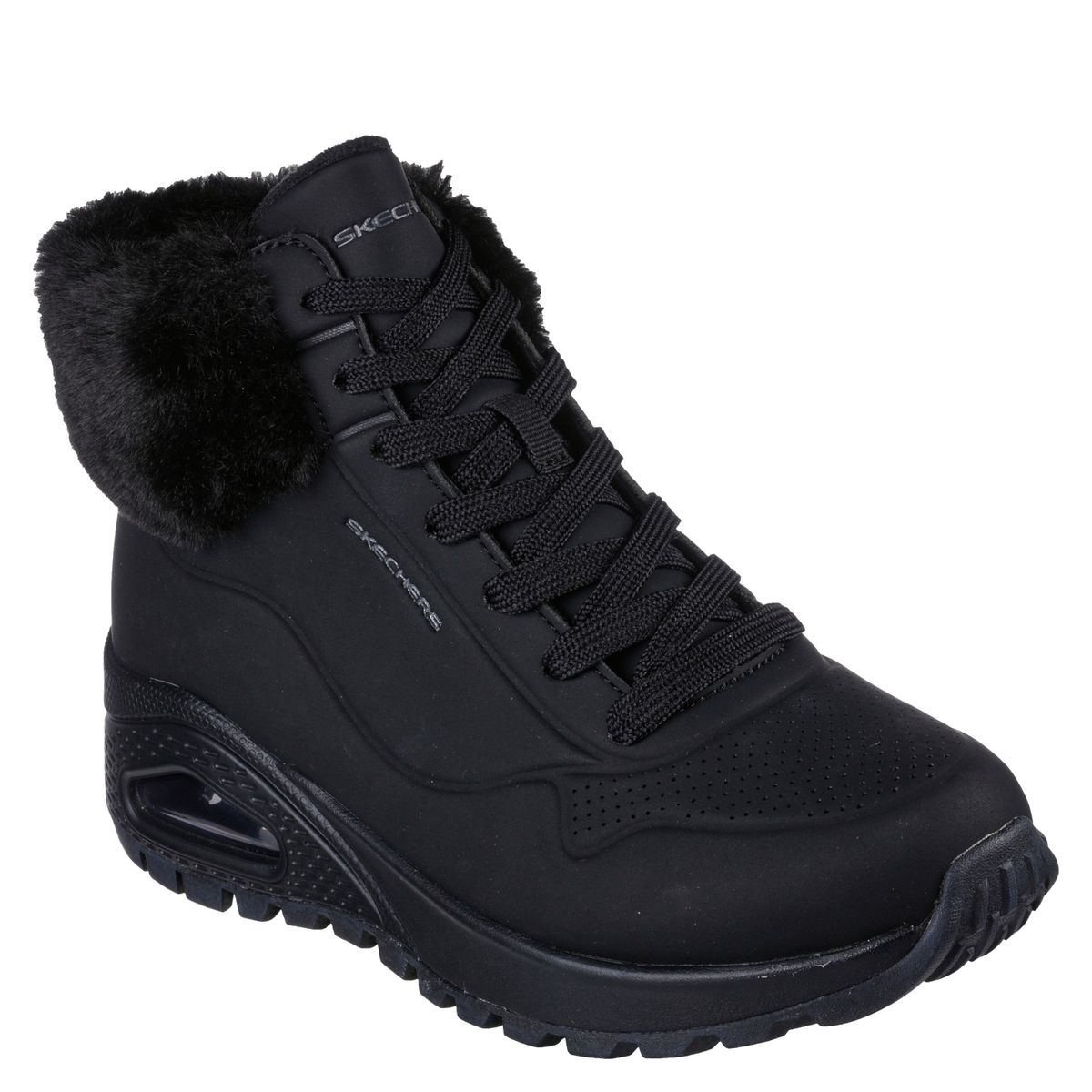 SKECHERS - Uno Rugged Zapatilla Urbana Mujer Negro Skechers