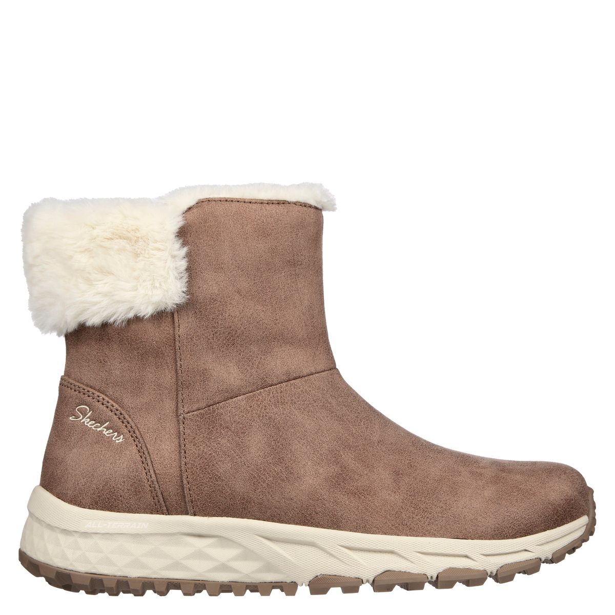 SKECHERS - Botín Mujer Beige Skechers