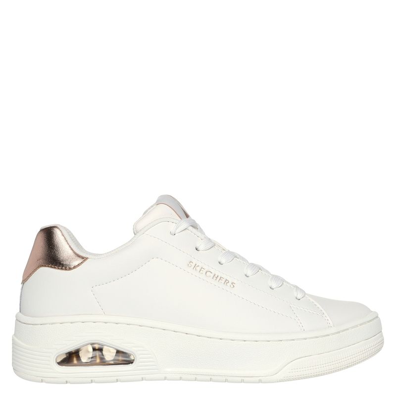 SKECHERS - Uno Court Zapatilla Urbana Mujer Blanco Skechers