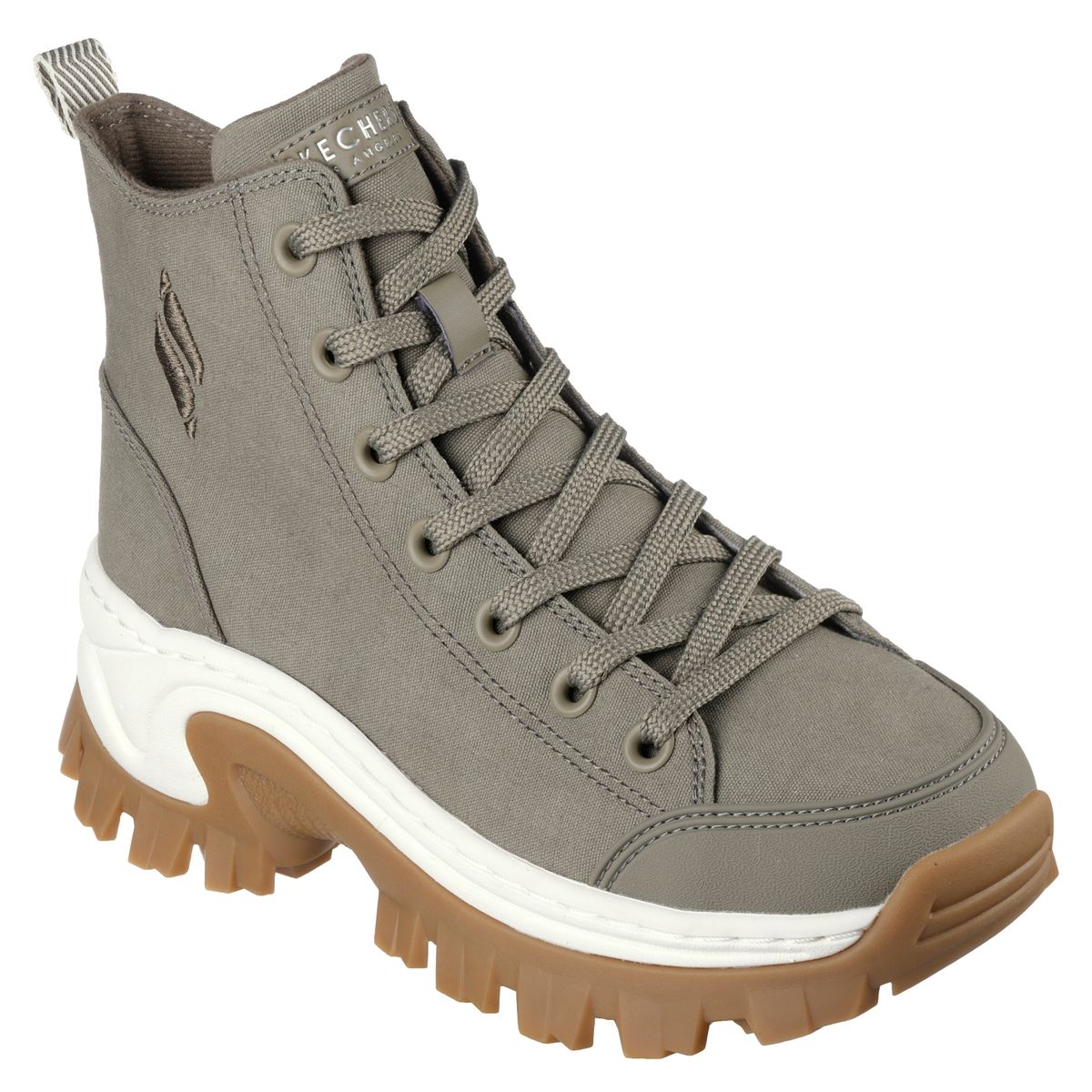 SKECHERS - Botín Mujer Verde Skechers