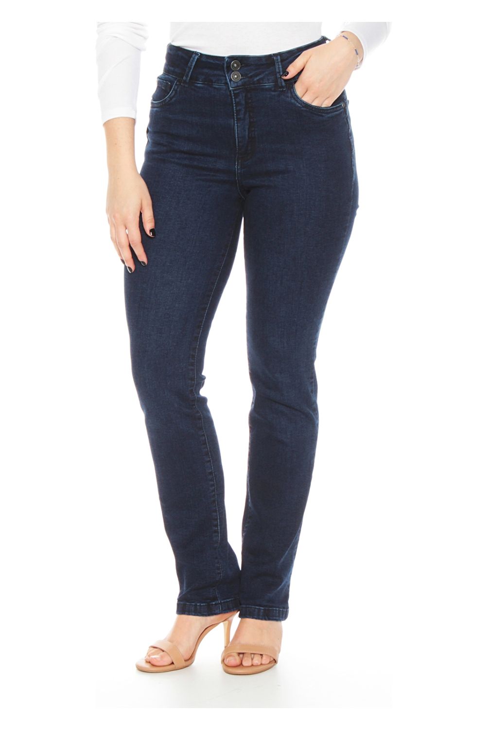 WADOS - Jeans Slim Tiro Alto Mujer Wados