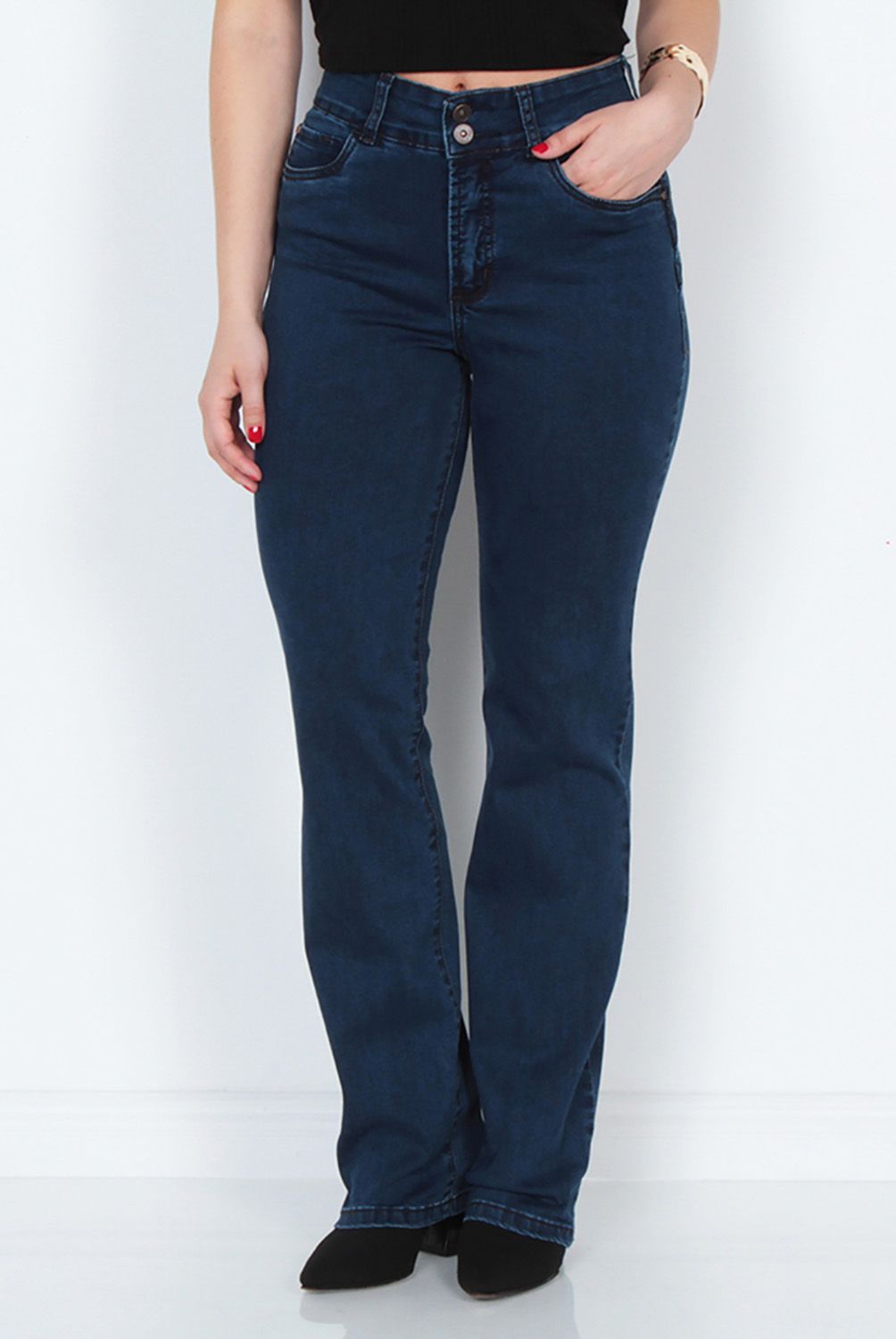 WADOS - Jeans Slim Tiro Alto Mujer Wados