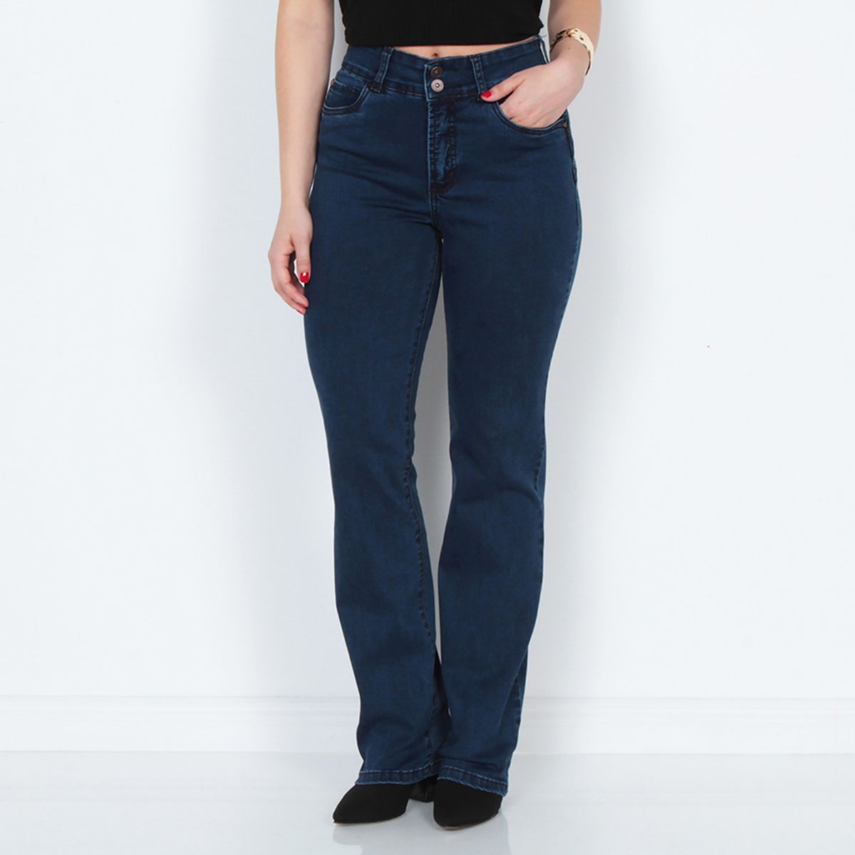 WADOS - Jeans Slim Tiro Alto Mujer Wados
