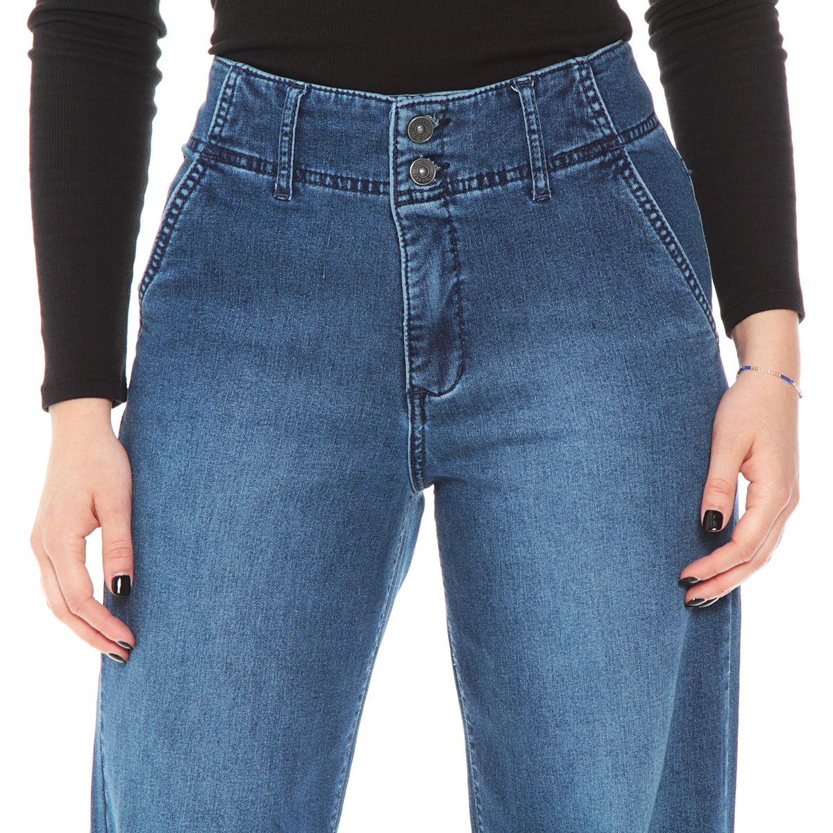 WADOS - Jeans Wide Leg Tiro Alto Mujer Wados