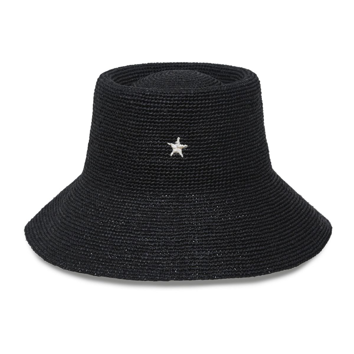 LGND - Black Raffia Bucket Hat LGND