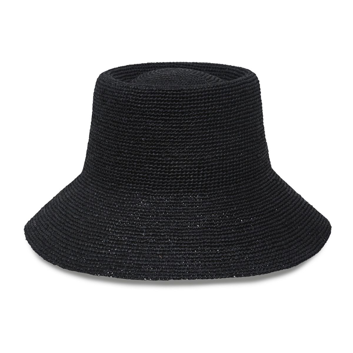 LGND - Black Raffia Bucket Hat LGND