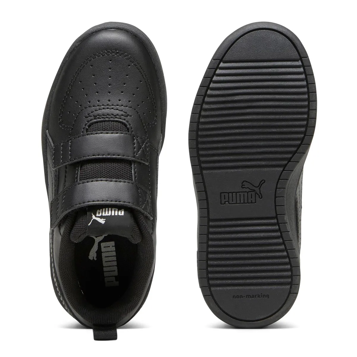 PUMA - Rickie Zapatilla Urbana Niño Negro (28 a 35) Puma