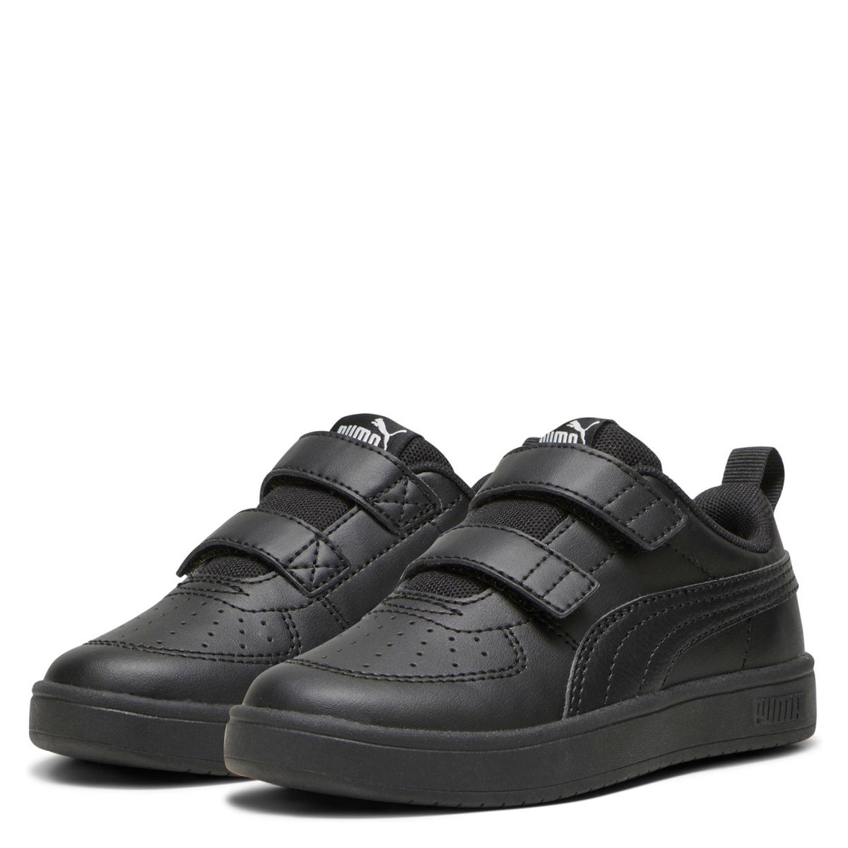 PUMA - Rickie V Zapatilla Escolar Unisex Niño Negro (21 a 27) Puma