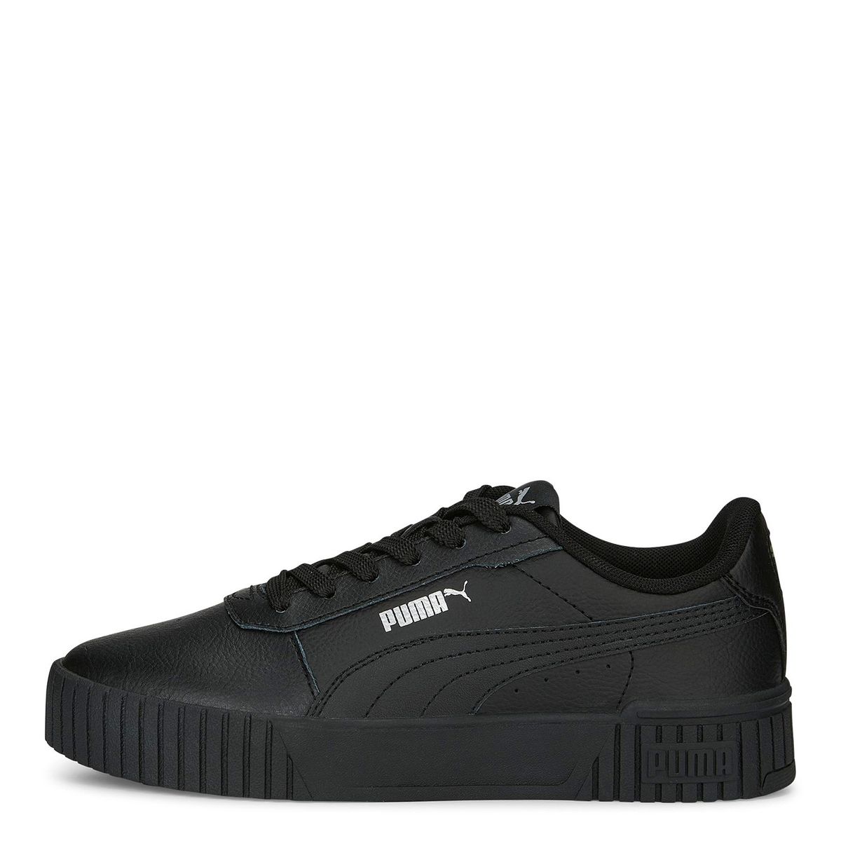 PUMA - Carina 2.0 Jr Zapatilla Urbana Niño Negro (35.5 a 38) Puma