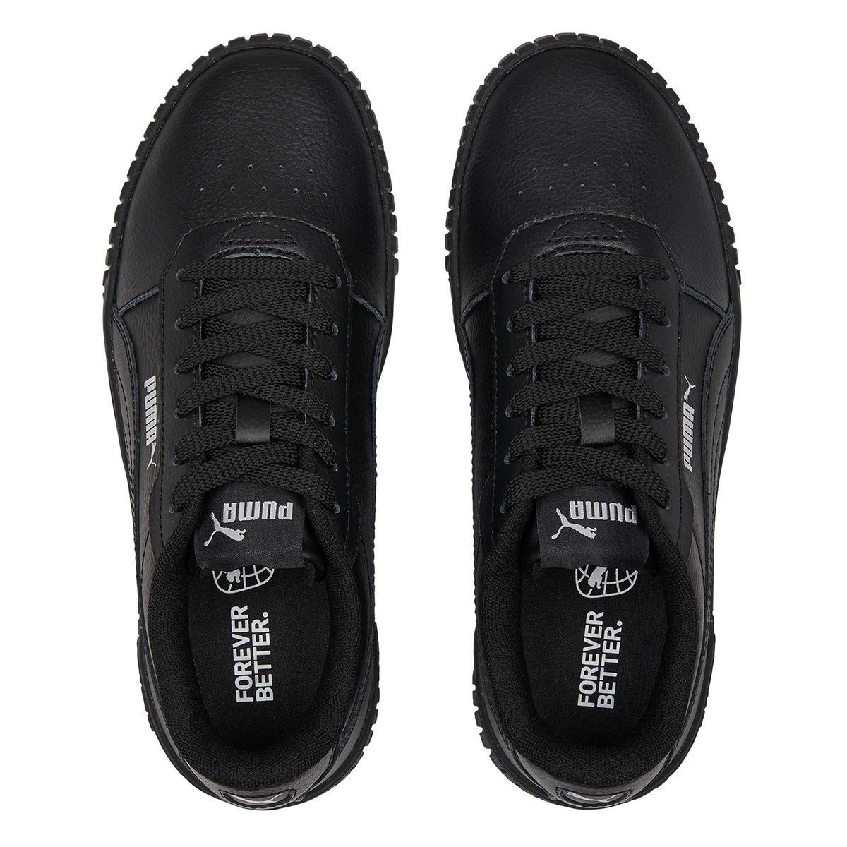 PUMA - Carina 2.0 Jr Zapatilla Urbana Niño Negro (35.5 a 38) Puma