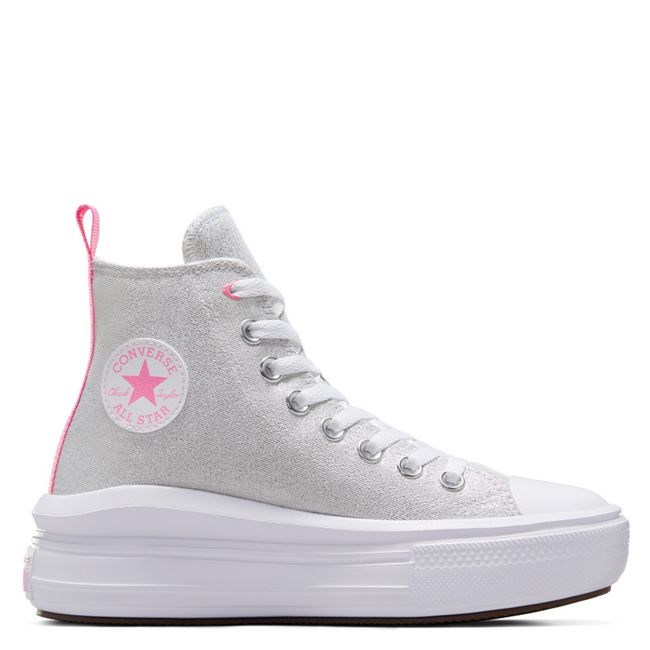 CONVERSE - Chuck Taylor All Star Move Zapatilla Urbana Niña Gris (36 A 40) Converse