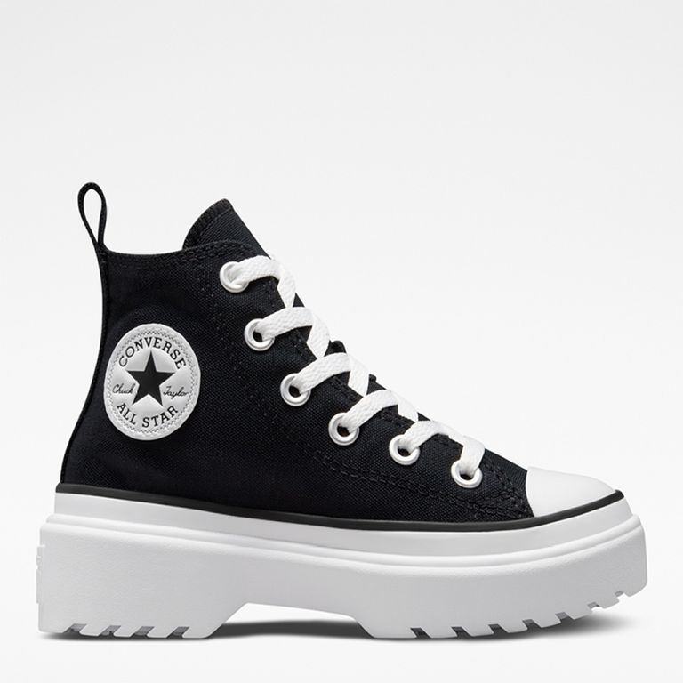Chuck Taylor All Star Lugged Lift Zapatilla Urbana Nino Negro (27 A 35) 30 CL