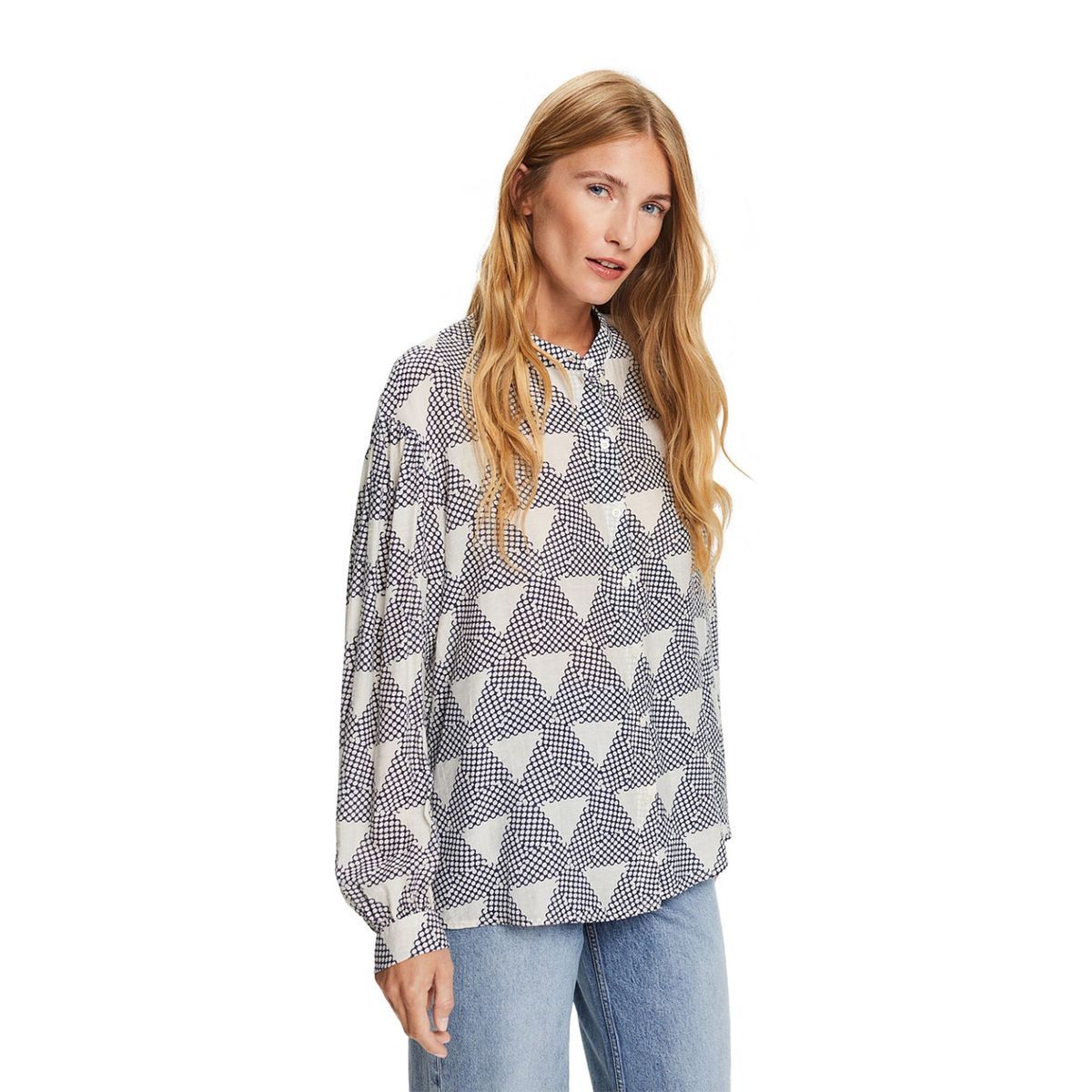 ESPRIT - Blusa Manga Larga Mujer Esprit