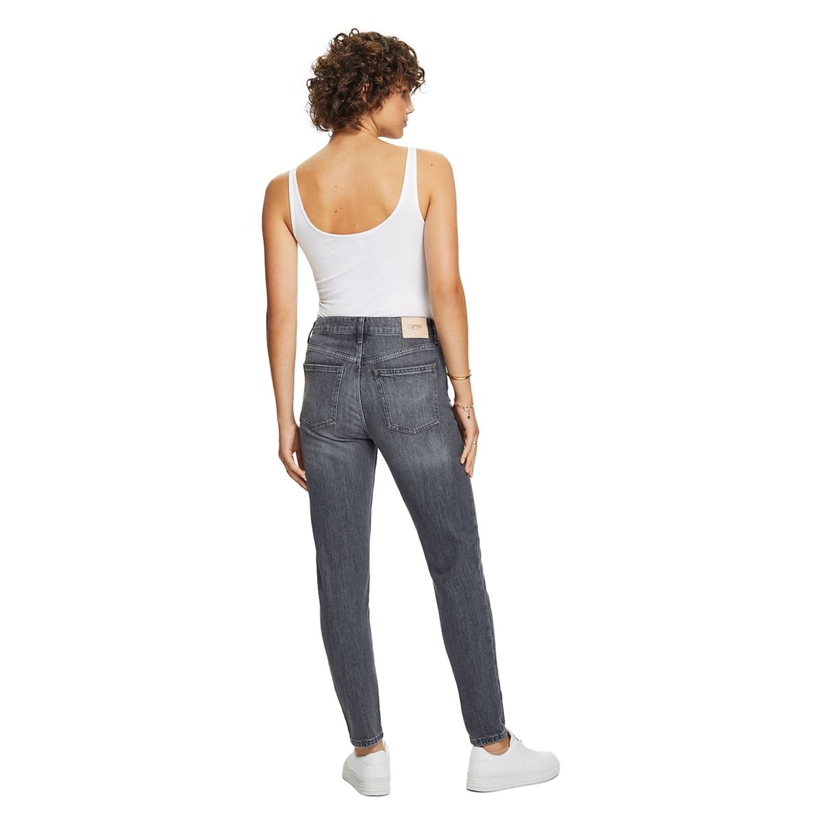 ESPRIT - Jeans Wide Leg Tiro Alto Mujer Esprit