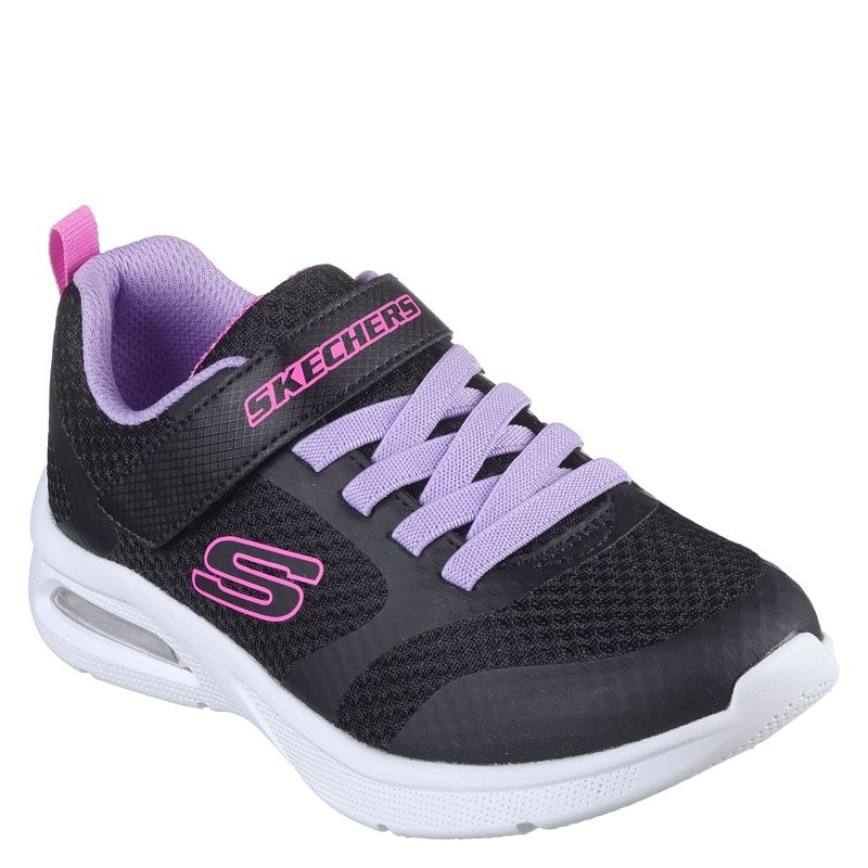 SKECHERS - Microspec Max Zapatilla Urbana Niña Negro (26 a 33) Skechers