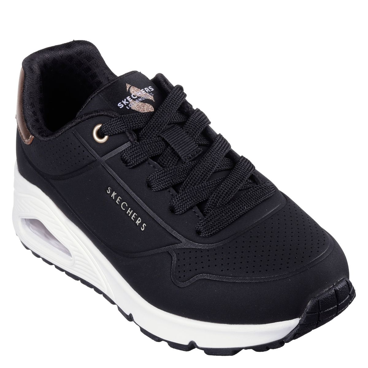 SKECHERS - Uno Gen1 Zapatilla Urbana Niña Negro (26 a 36) Skechers