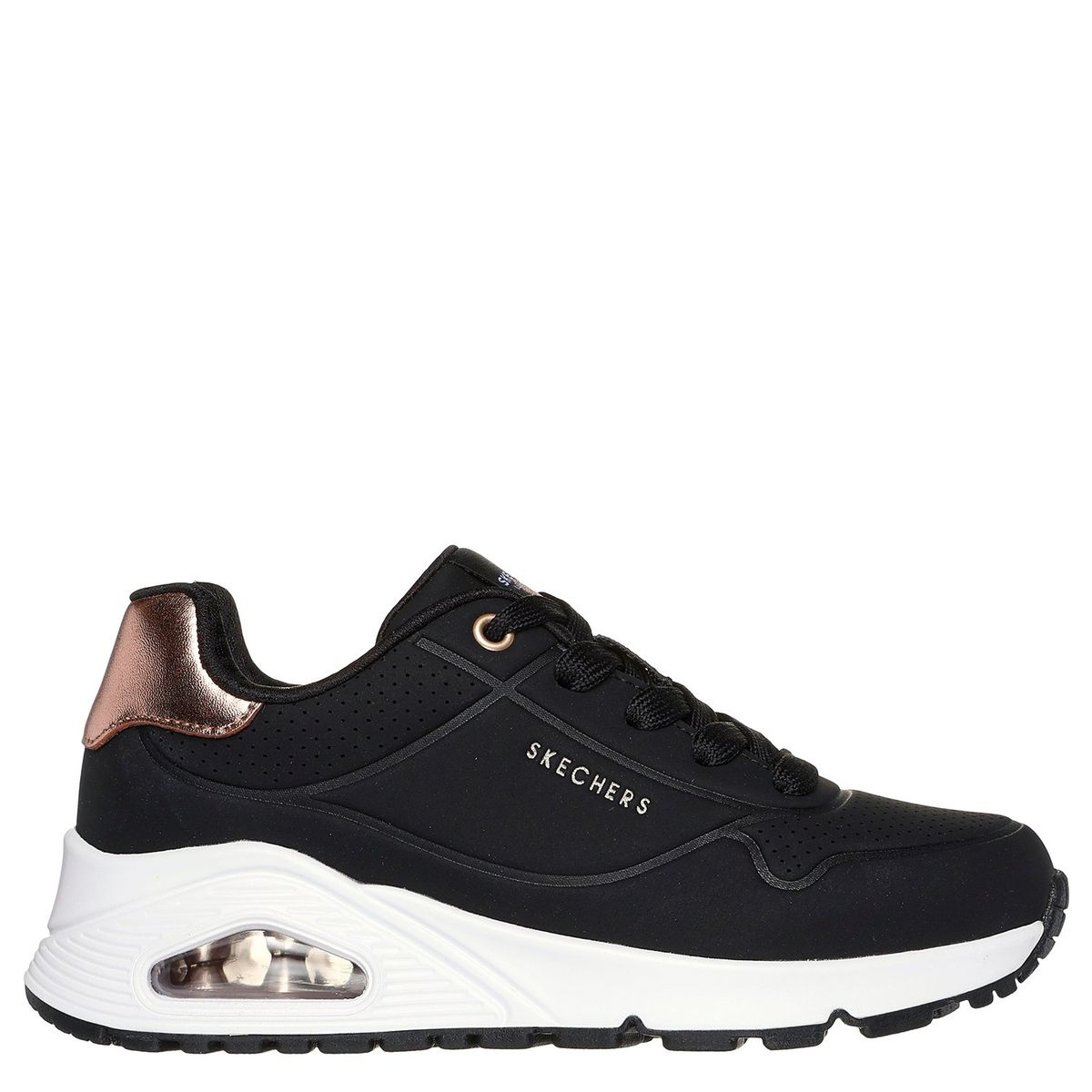 SKECHERS - Uno Gen1 Zapatilla Urbana Niña Negro (26 a 36) Skechers