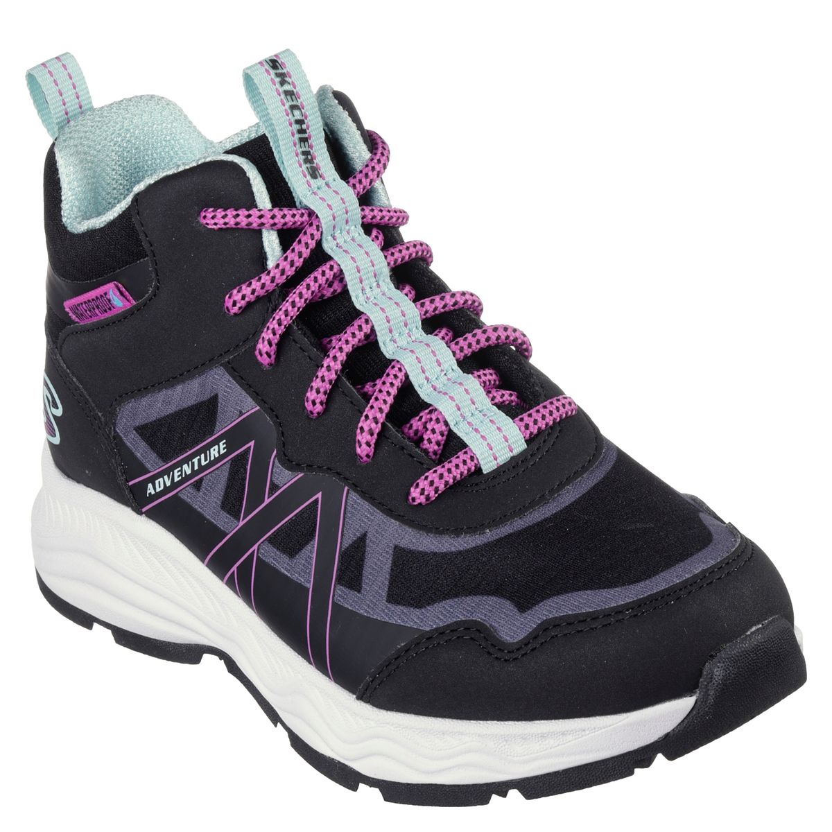 SKECHERS - Adventure Blitz Zapatilla Urbana Niña Negro (26 a 33) Skechers