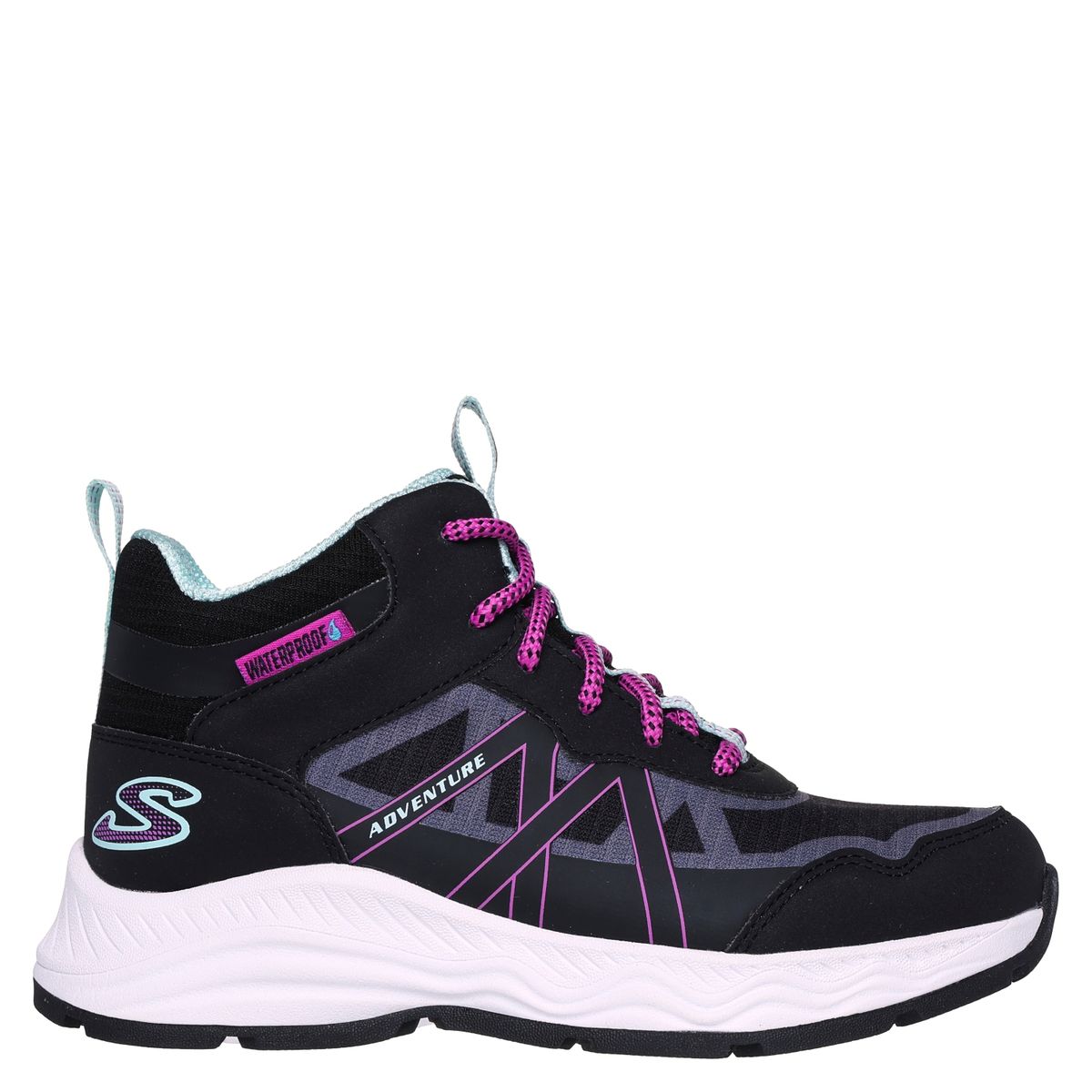 SKECHERS - Adventure Blitz Zapatilla Urbana Niña Negro (26 a 33) Skechers