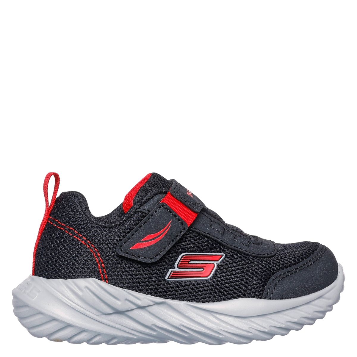 SKECHERS - Nitro Sprint Zapatilla Urbana Niño Negro (20 a 25) Skechers