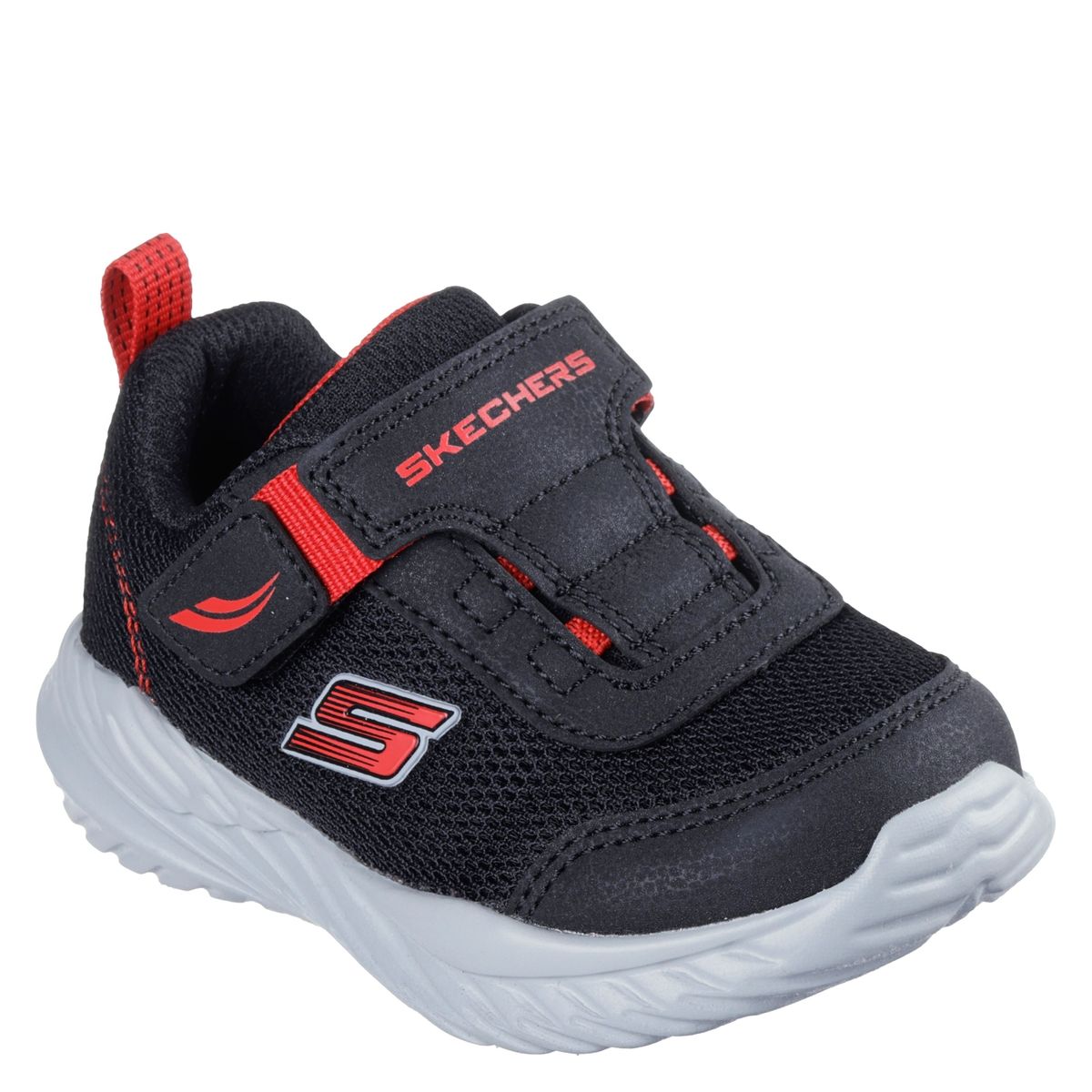 SKECHERS - Nitro Sprint Zapatilla Urbana Niño Negro (20 a 25) Skechers