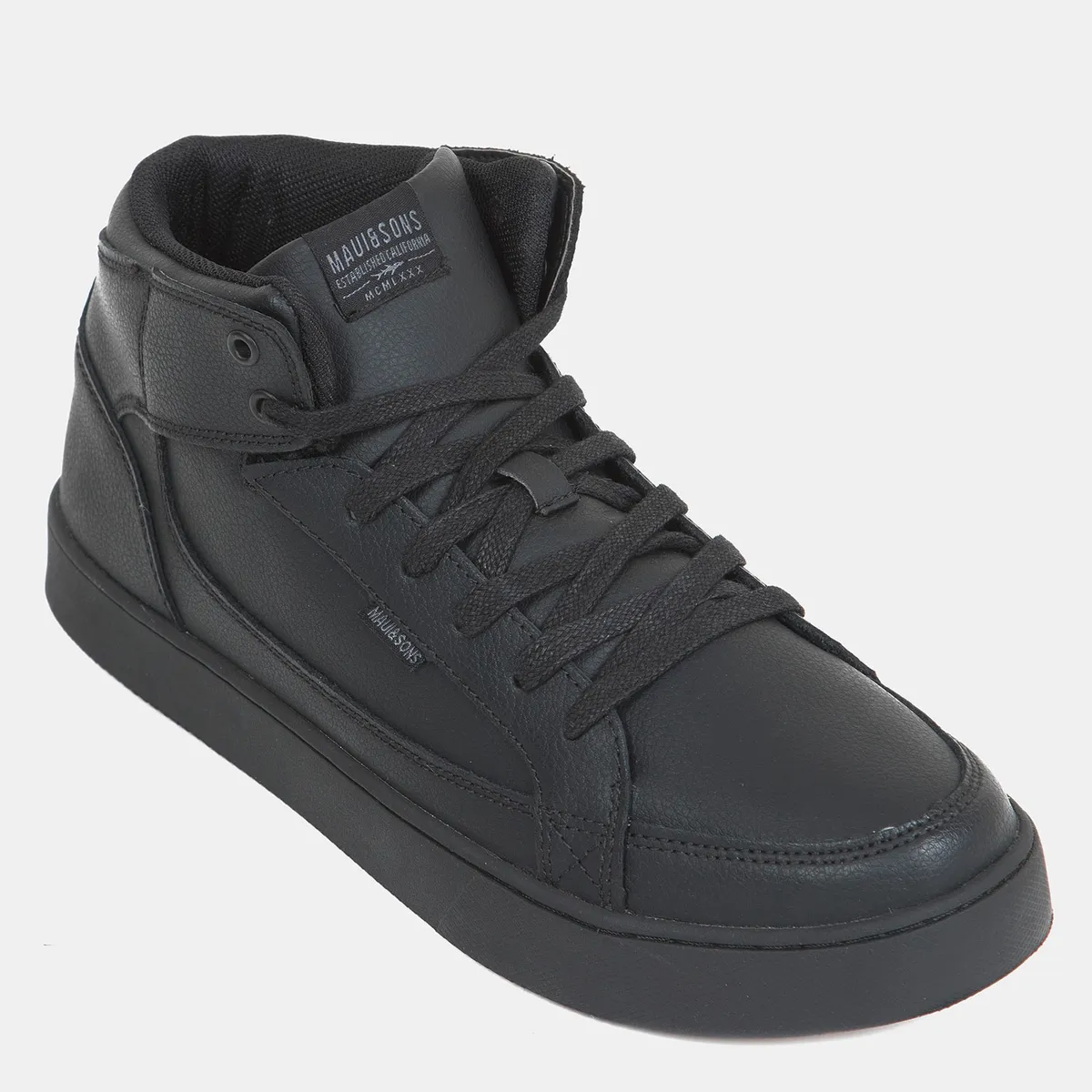 MAUI AND SONS - Zapatilla Escolar Unisex Niño Cuero Negro Maui And Sons (39 a 44)