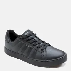 MAUI AND SONS - Zapatilla Escolar Unisex Cuero Negro (39 a 44)