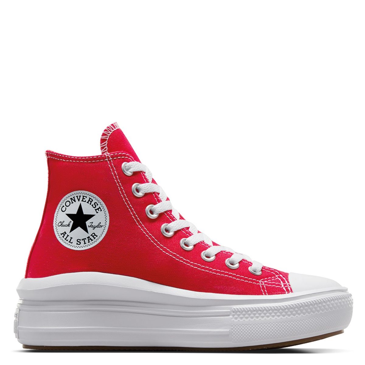 CONVERSE - Chuck Taylor All Star Move Zapatilla Urbana Mujer Rojo Converse