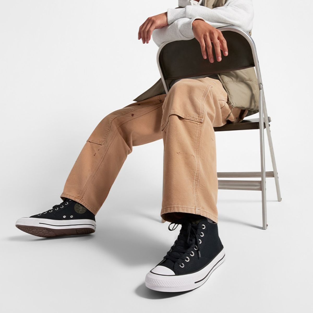 CONVERSE - Chuck Taylor All Star Malden Street Zapatilla Urbana Hombre Negro Converse