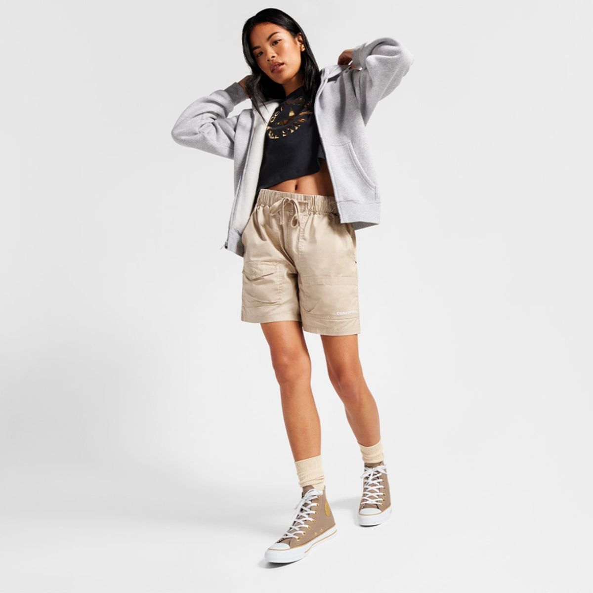 CONVERSE - Chuck Taylor All Star Zapatilla Urbana Mujer Beige Converse