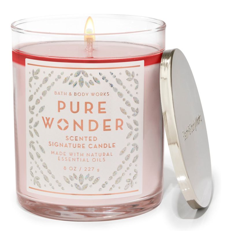 BATH & BODY WORKS - Vela Pequeña Pure Wonder 237ml Bath & Body Works