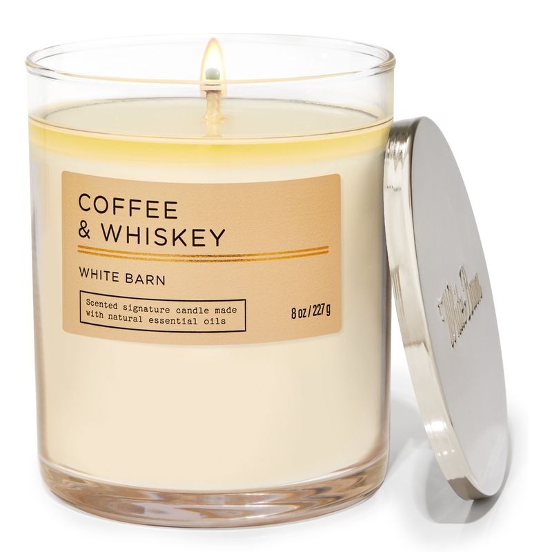 BATH & BODY WORKS - Vela Pequeña Coffee And Whiskey 237ml Bath & Body Works