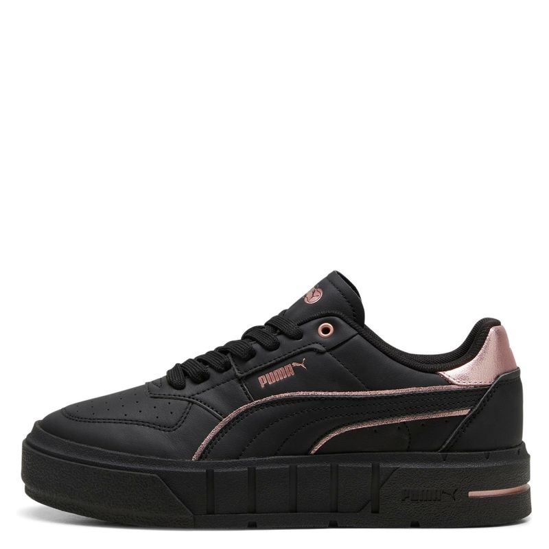 PUMA - Cali Court Me Zapatilla Urbana Mujer Cuero Negro Puma