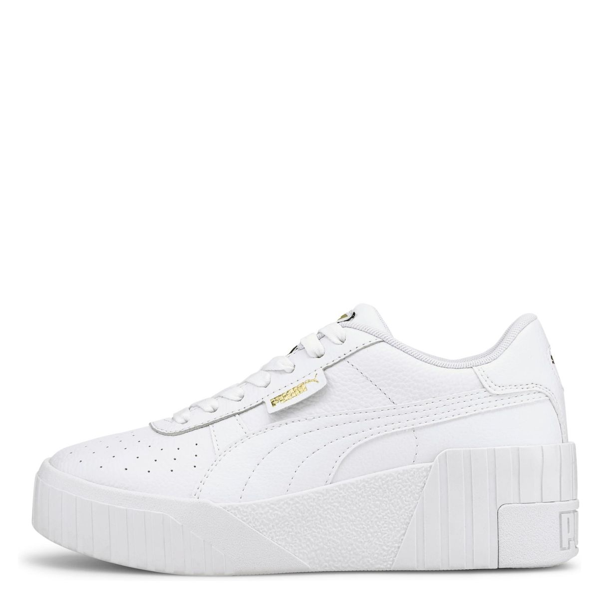 PUMA - Cali Wedge Zapatilla Urbana Mujer Blanco Puma
