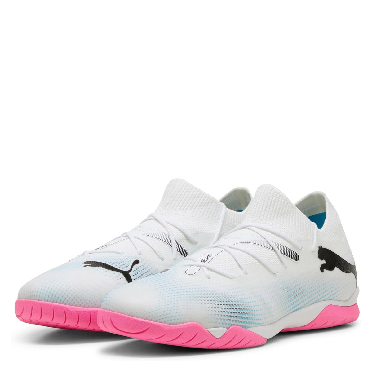 PUMA - Future 7 Match It Zapatilla Baby Fútbol Hombre Blanco Puma