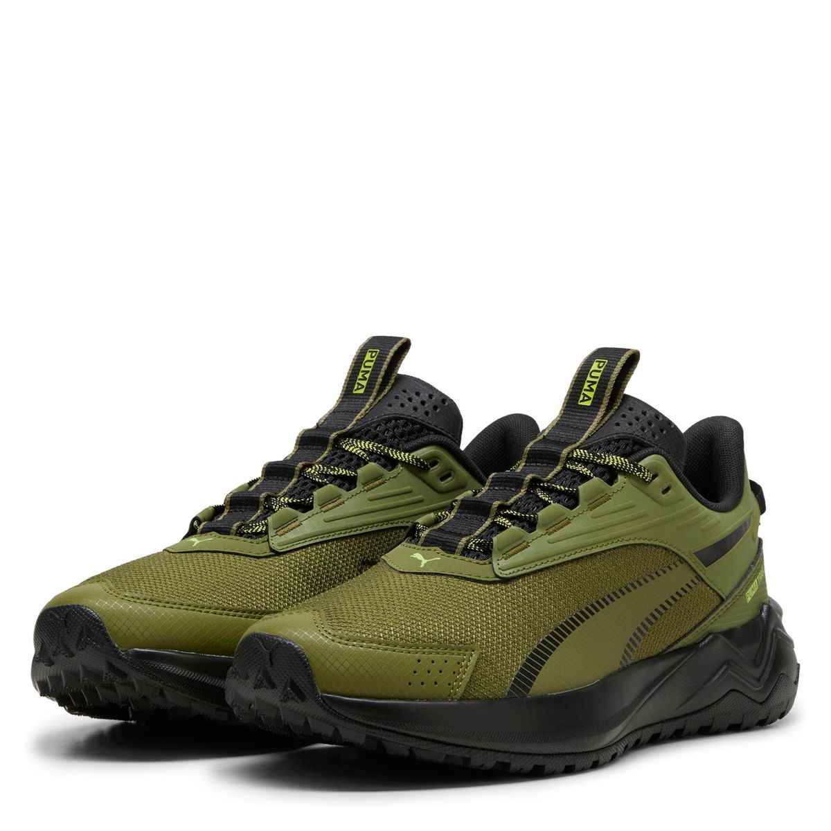 PUMA - Extend Lite Trail Zapatilla Running Hombre Verde Puma
