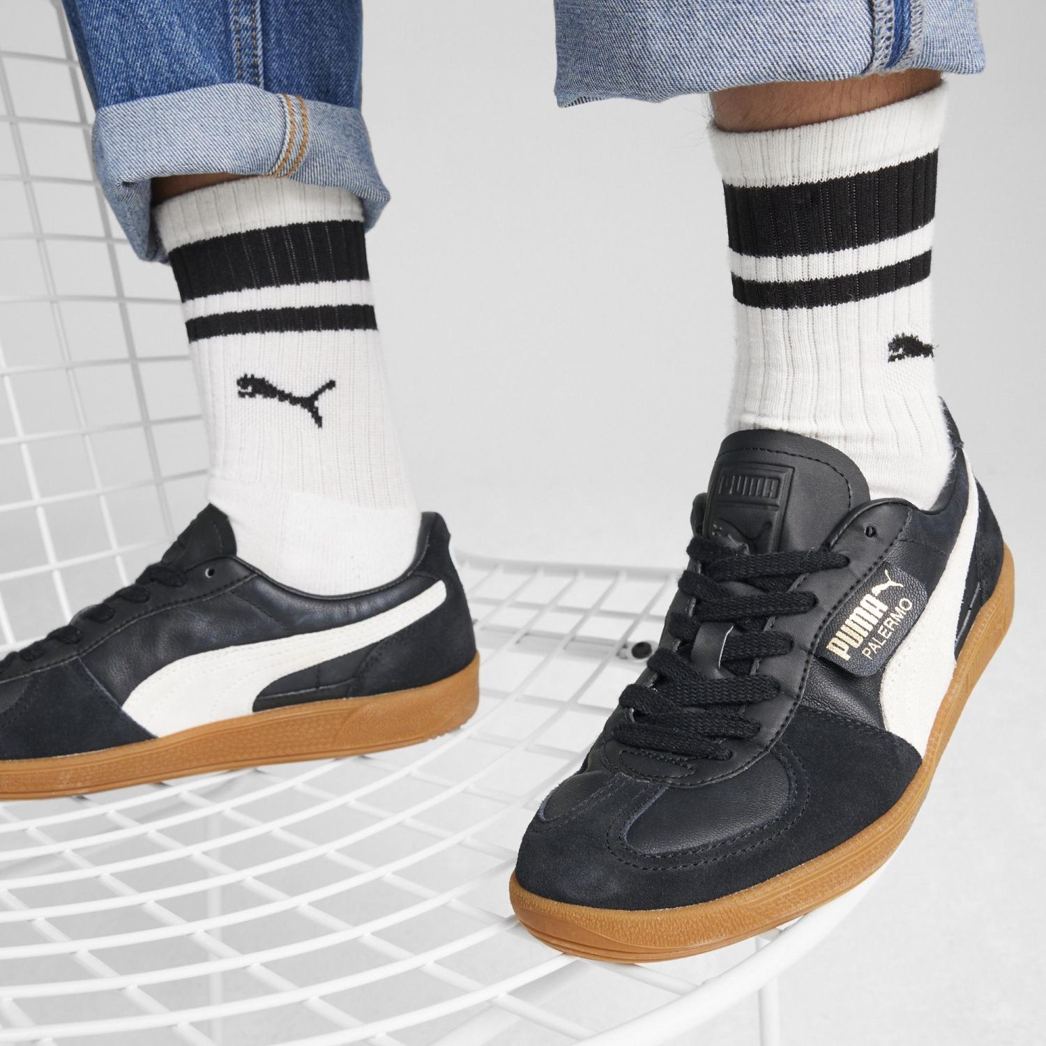 PUMA Palermo LTH Zapatilla Urbana Hombre Negro Puma | Falabella Chile