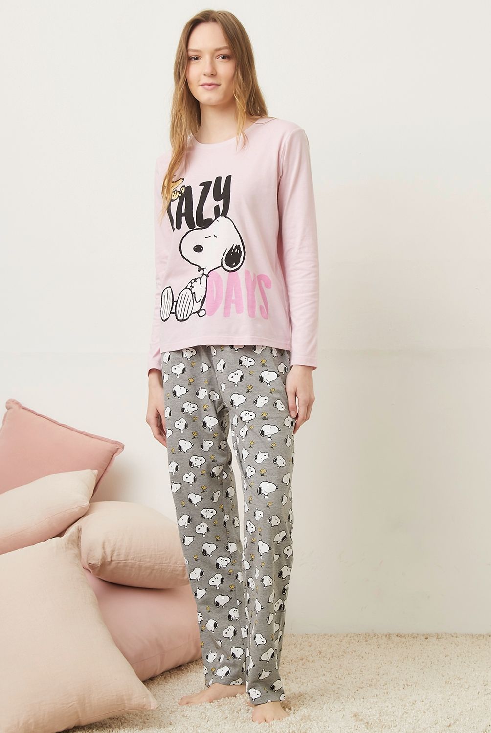 SNOOPY - Pijama Mujer Snoopy