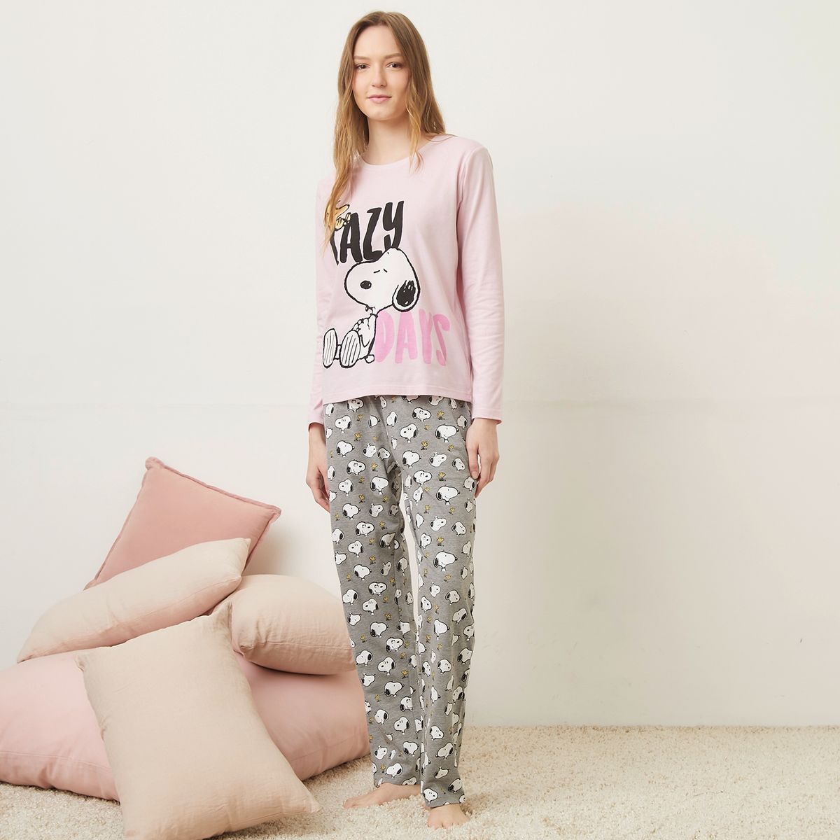 SNOOPY - Pijama Mujer Snoopy