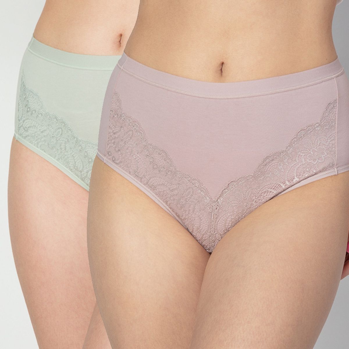 INTIME - Pack De 2 Calzones Tiro Alto Mujer Intime