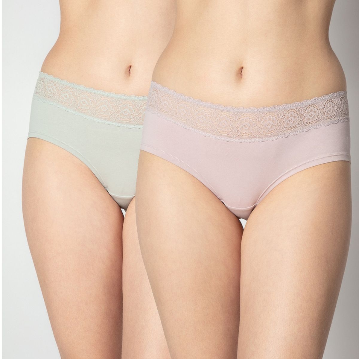 INTIME - Pack De 2 Calzones Tiro Alto Mujer Intime