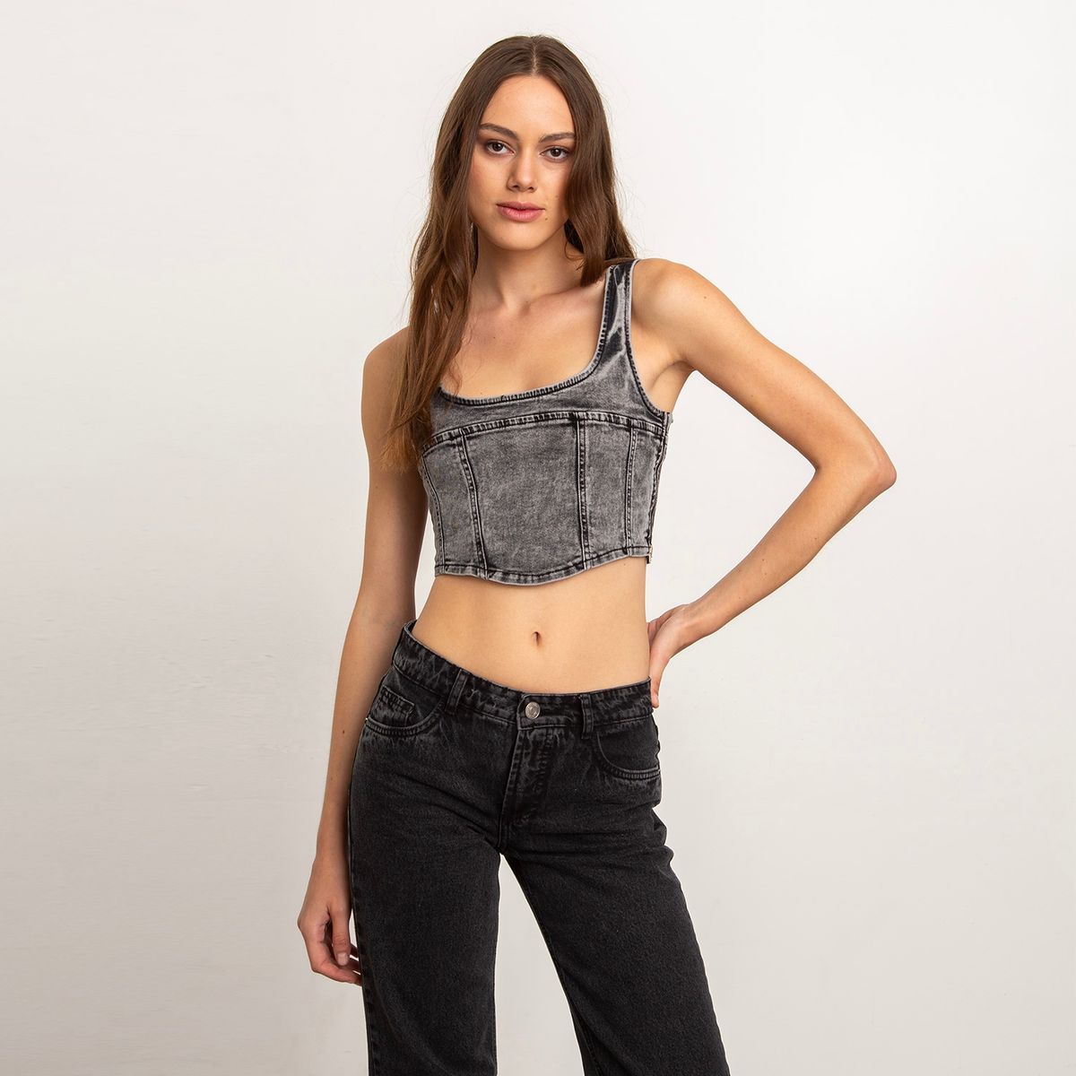 SYBILLA - Peto Sin Mangas Algodón Mujer Sybilla