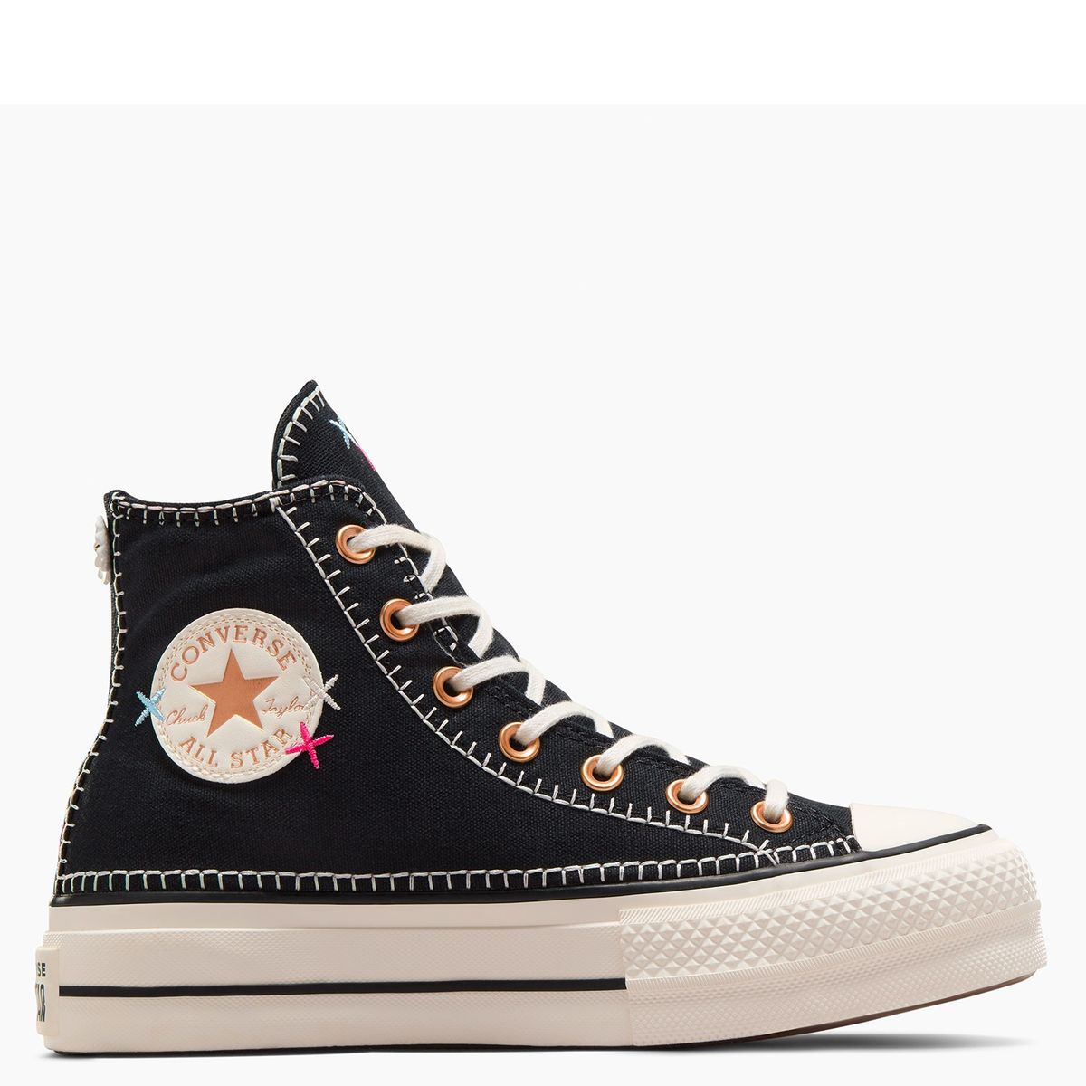 CONVERSE - Chuck Taylor All Star Lift Zapatilla Urbana Mujer Negro Converse