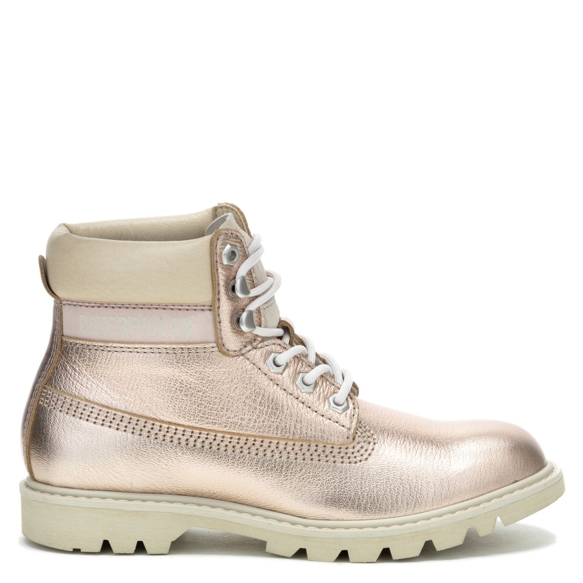 CAT - Botín Mujer Cuero Rosado Cat