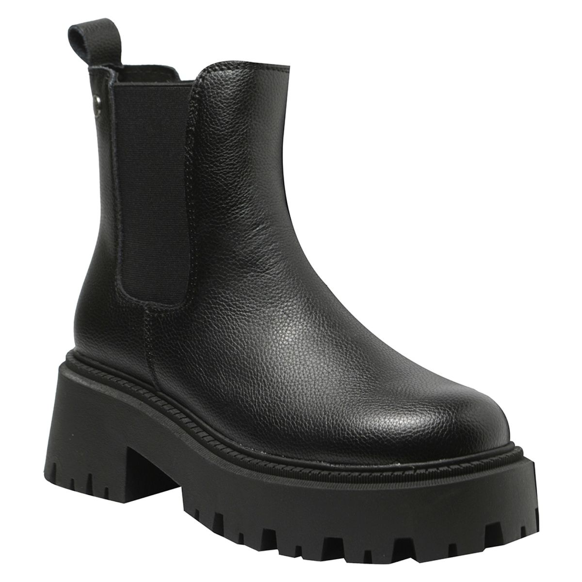 ROMANO - Botín Mujer Cuero Negro Romano