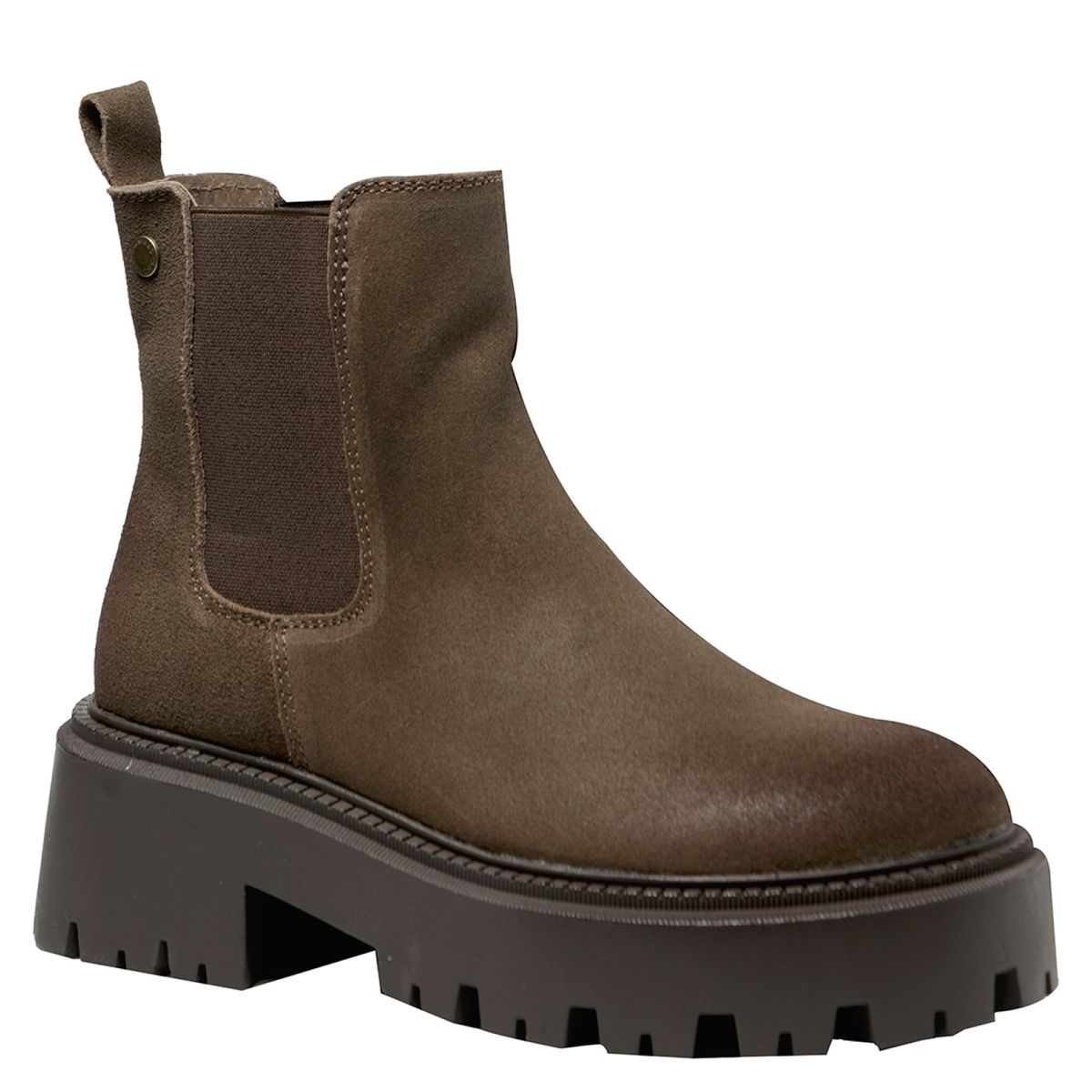 ROMANO - Botín Mujer Cuero Café Romano